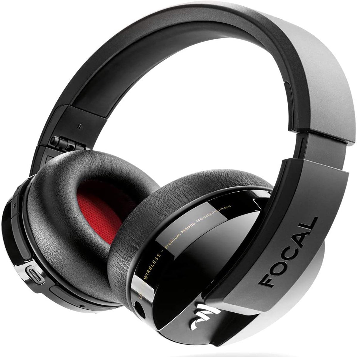 Focal Listen Wireless Bluetooth Closed-Back Headphones w/ Integrated Microphone, Black