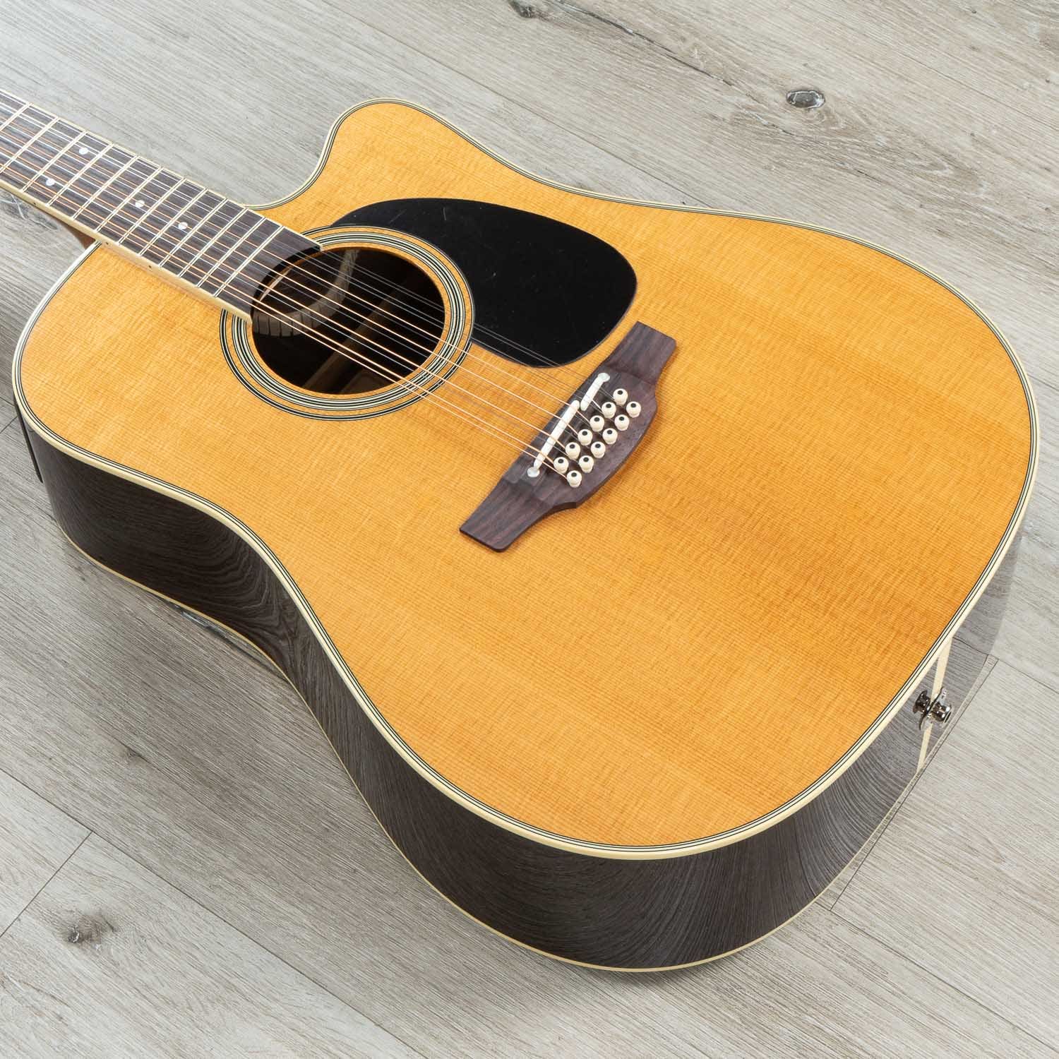Takamine EF400SC TT 12-String Acoustic-Electric Guitar, Rosewood Fingerboard, Solid Thermal Spruce Top