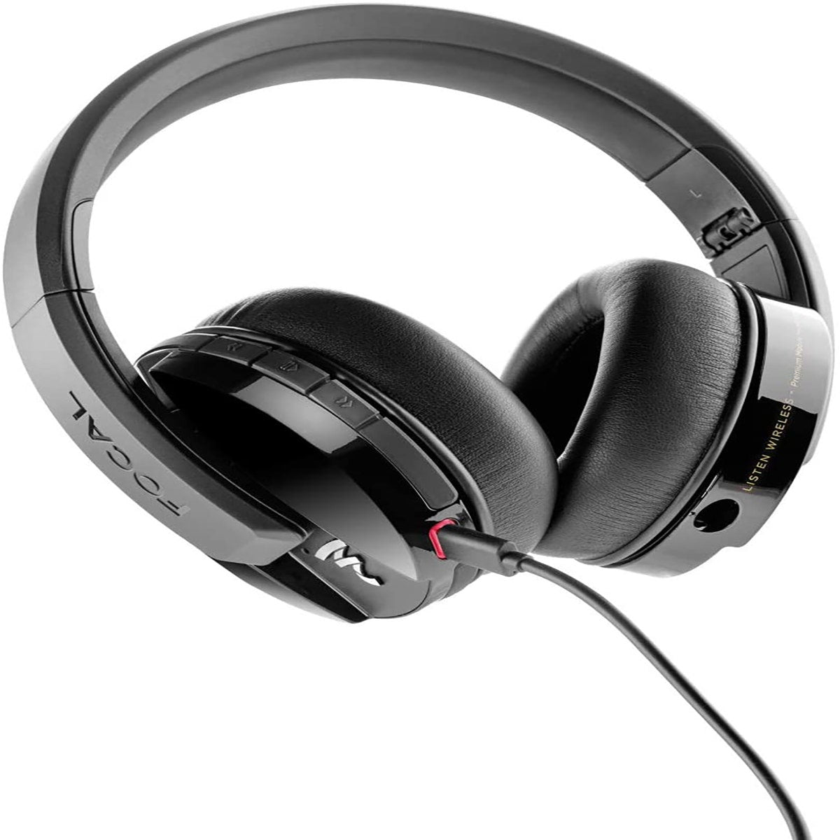 Focal Listen Wireless Bluetooth Closed-Back Headphones w/ Integrated Microphone, Black