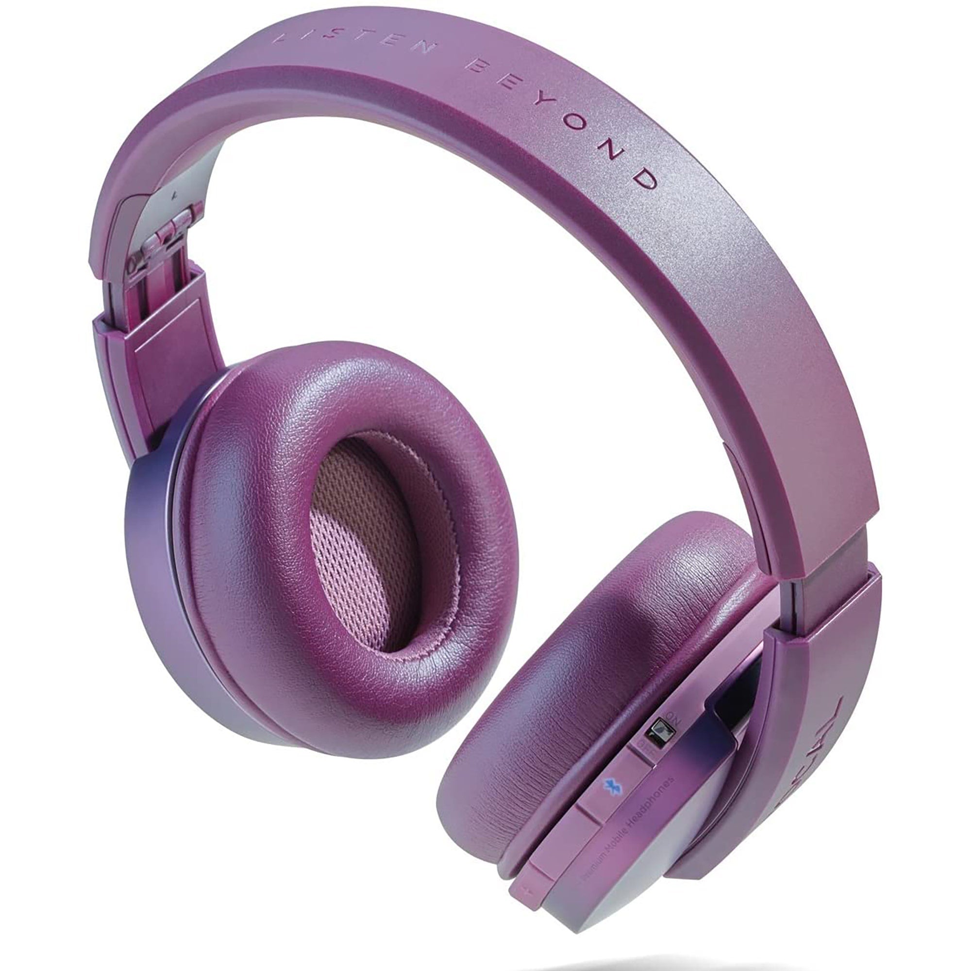 Focal Listen Wireless Bluetooth Closed-Back Headphones w/ Integrated Microphone, Purple