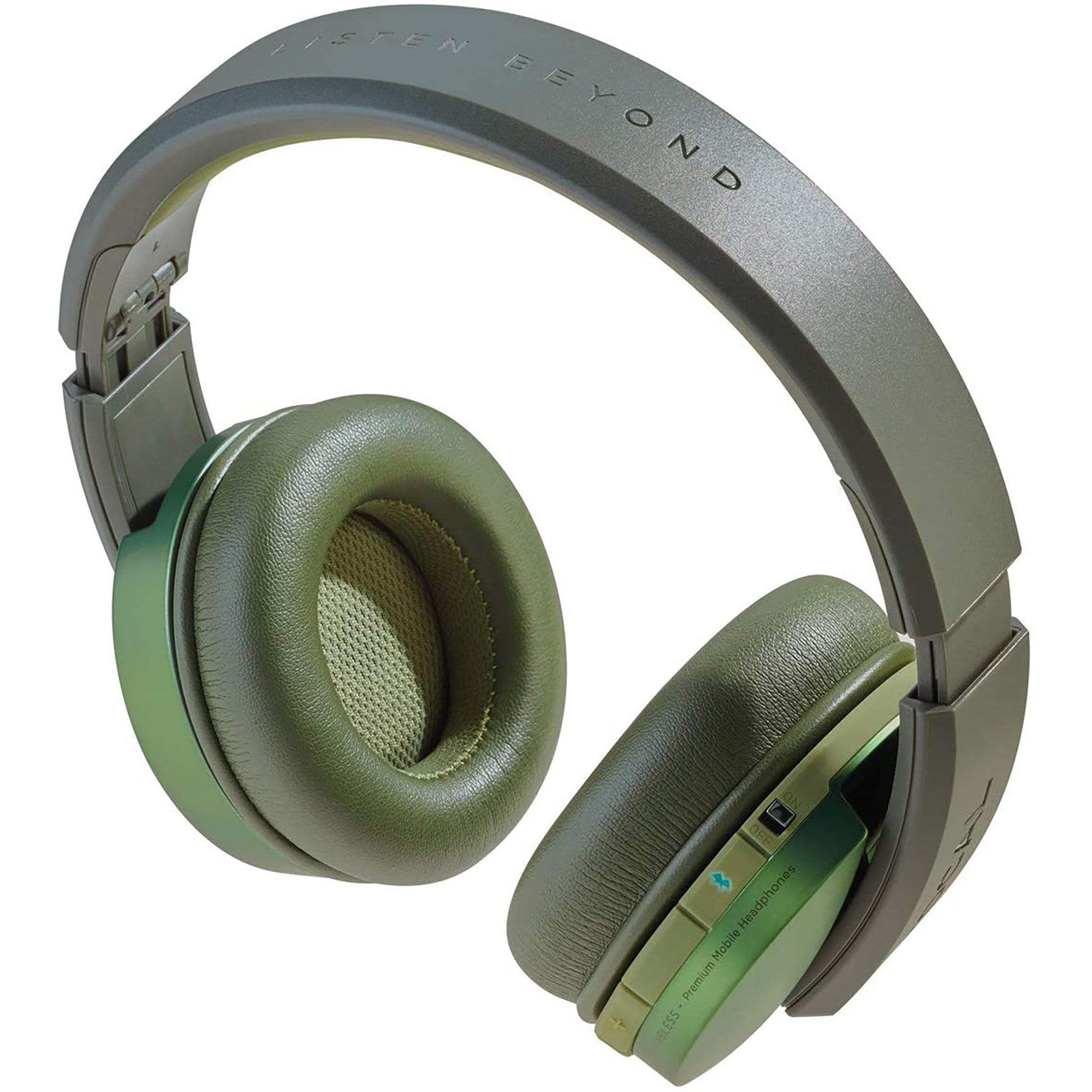 Focal Listen Wireless Bluetooth Closed-Back Headphones w/ Integrated Microphone, Green