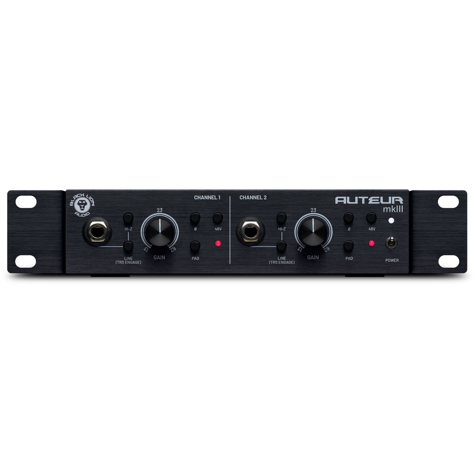 Black Lion Audio Auteur MKIII 2-Channel Transformer-Coupled Microphone Preamplifier