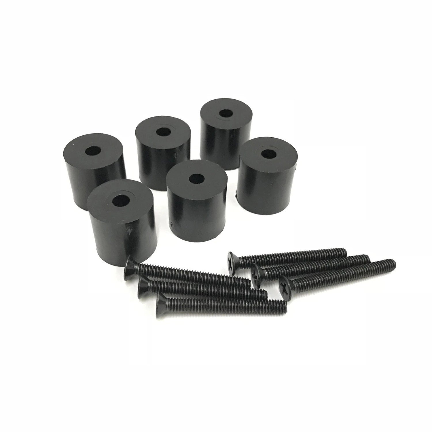 Creation Music Aero Series Foot Extension Kit 1/2'' Riser Feet for Aero Guitar Pedalboards