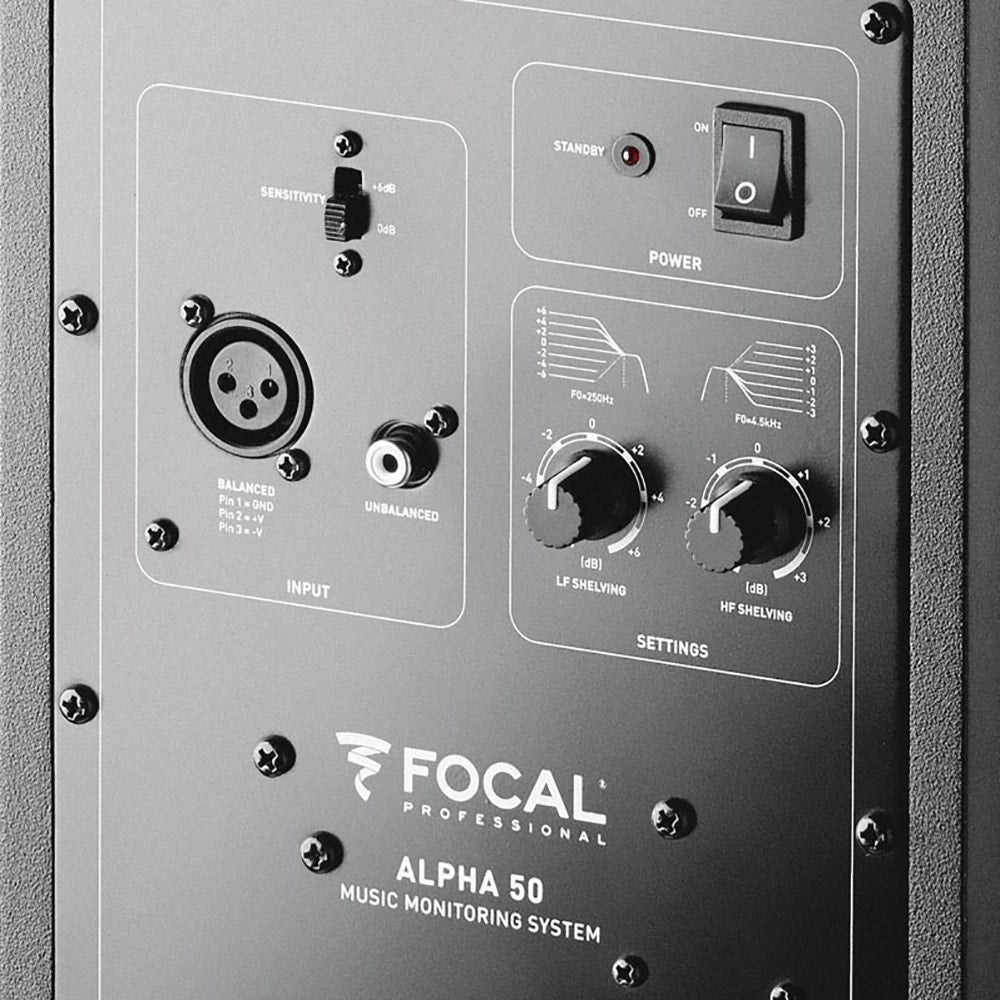 Focal Alpha 50 - 5" Powered Studio Monitor, Single (Open Box)