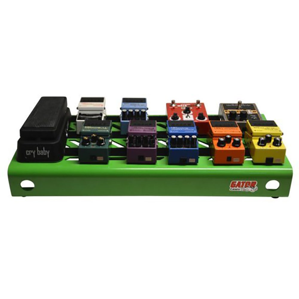 Gator Cases GPB-BAK-GR Large Pedal Board with Carry Bag - Green Finish