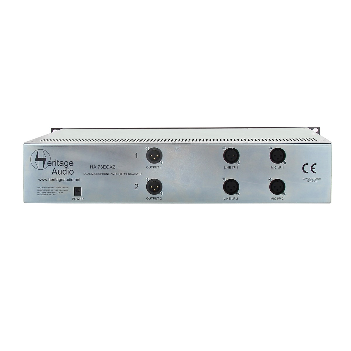 Heritage Audio HA73EQX2 Elite 2-Channel Mic Preamp and EQ w/ Carnhill Transformers