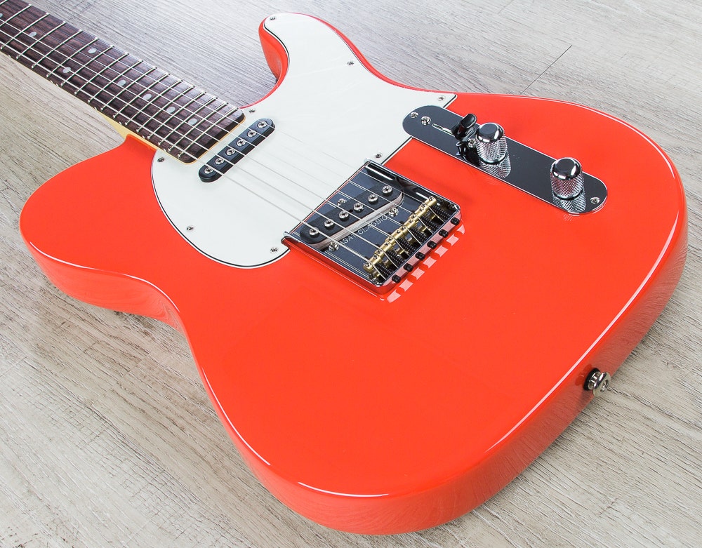 G&L USA ASAT Classic Electric Guitar, Rosewood Fingerboard, Hard Case - Fullerton Red (B-STOCK)