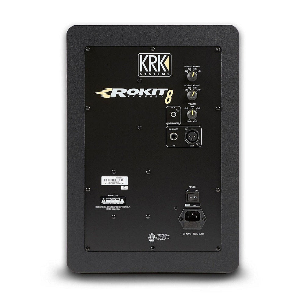 KRK RP8G3 ROKIT 8 G3 8" Active Studio Monitor, Black - Single (Open Box)