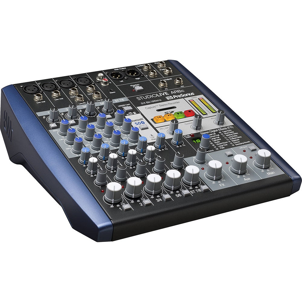 Presonus StudioLive AR8c 8-Channel USB-C Compatible Audio Interface, Analog Mixer, Recorder