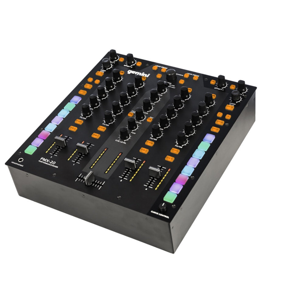 Gemini Sound PMX-20 Digital DJ Performance Mixer, 4 Channels