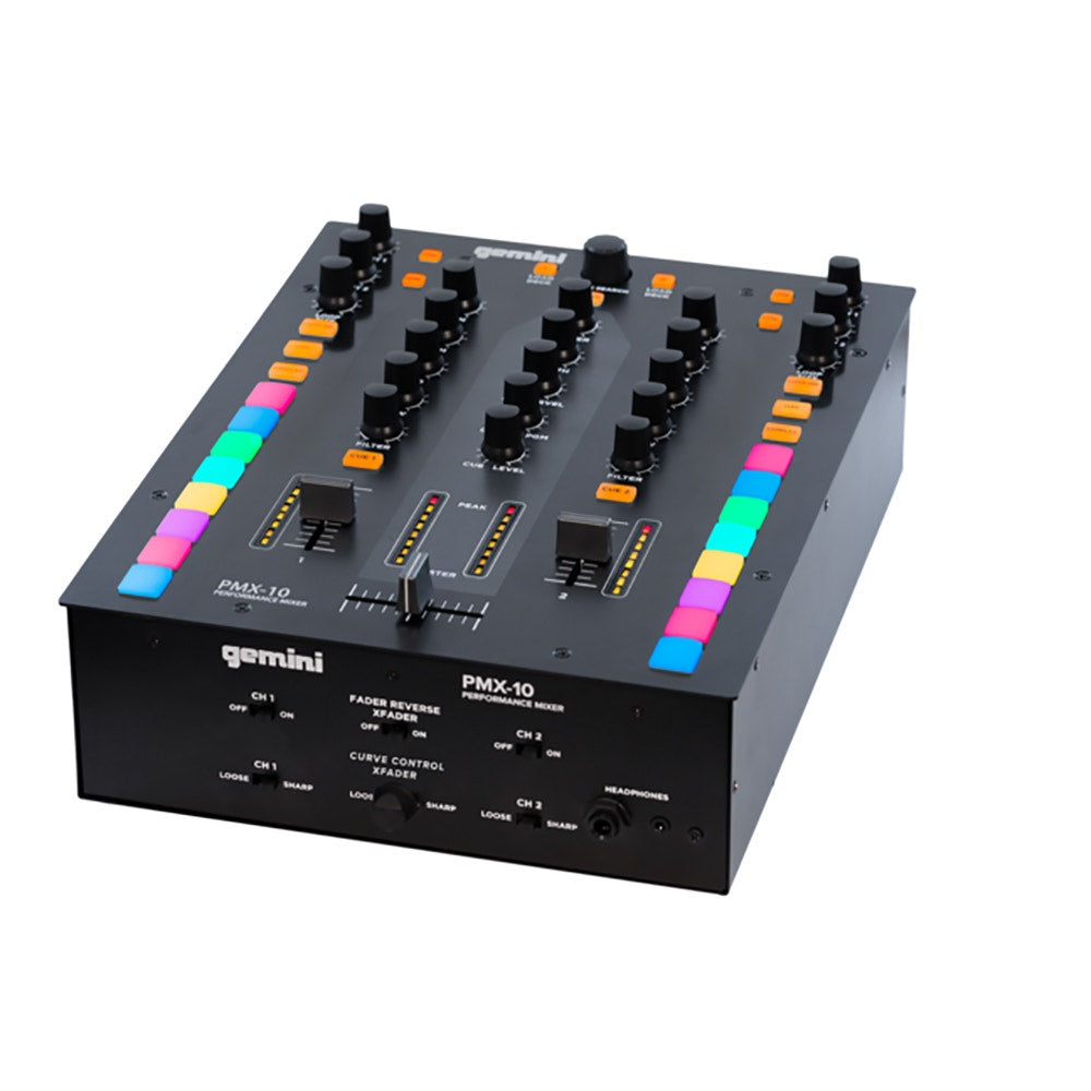 Gemini Sound PMX-10 Digital DJ Performance Mixer, 2 Channels