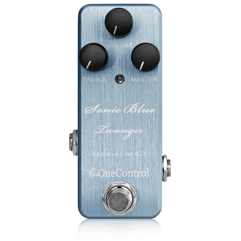 One Control BJF Series Sonic Blue Twanger Preamp / Boost / Distortion Guitar Effects Pedal