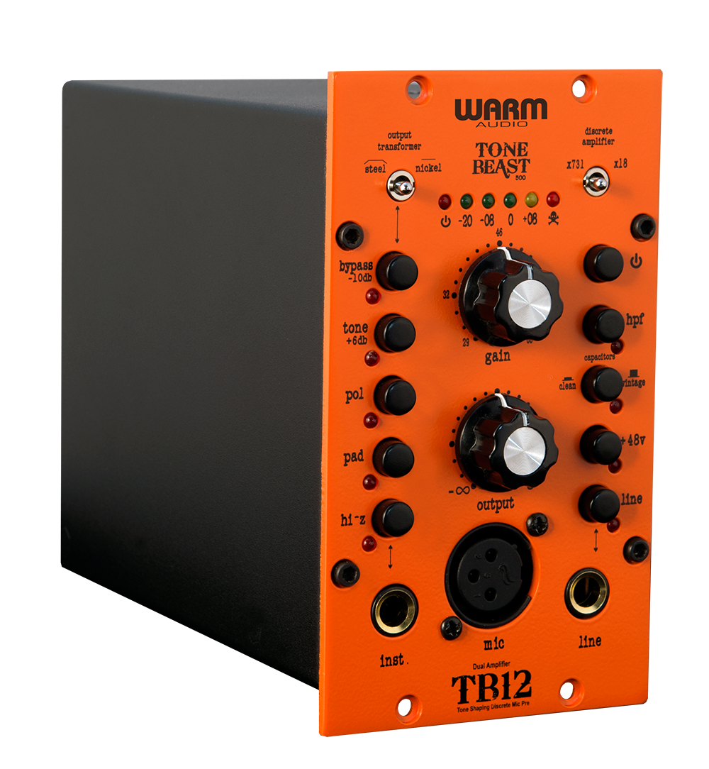 Warm Audio TB12/500 500 Series Tone Beast Microphone Preamp (B-Stock)