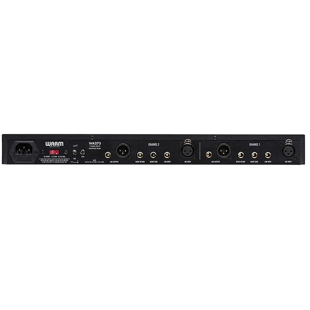 Warm Audio WA273 Dual Channel British Class A Microphone Line Instrument Preamp (Open Box)