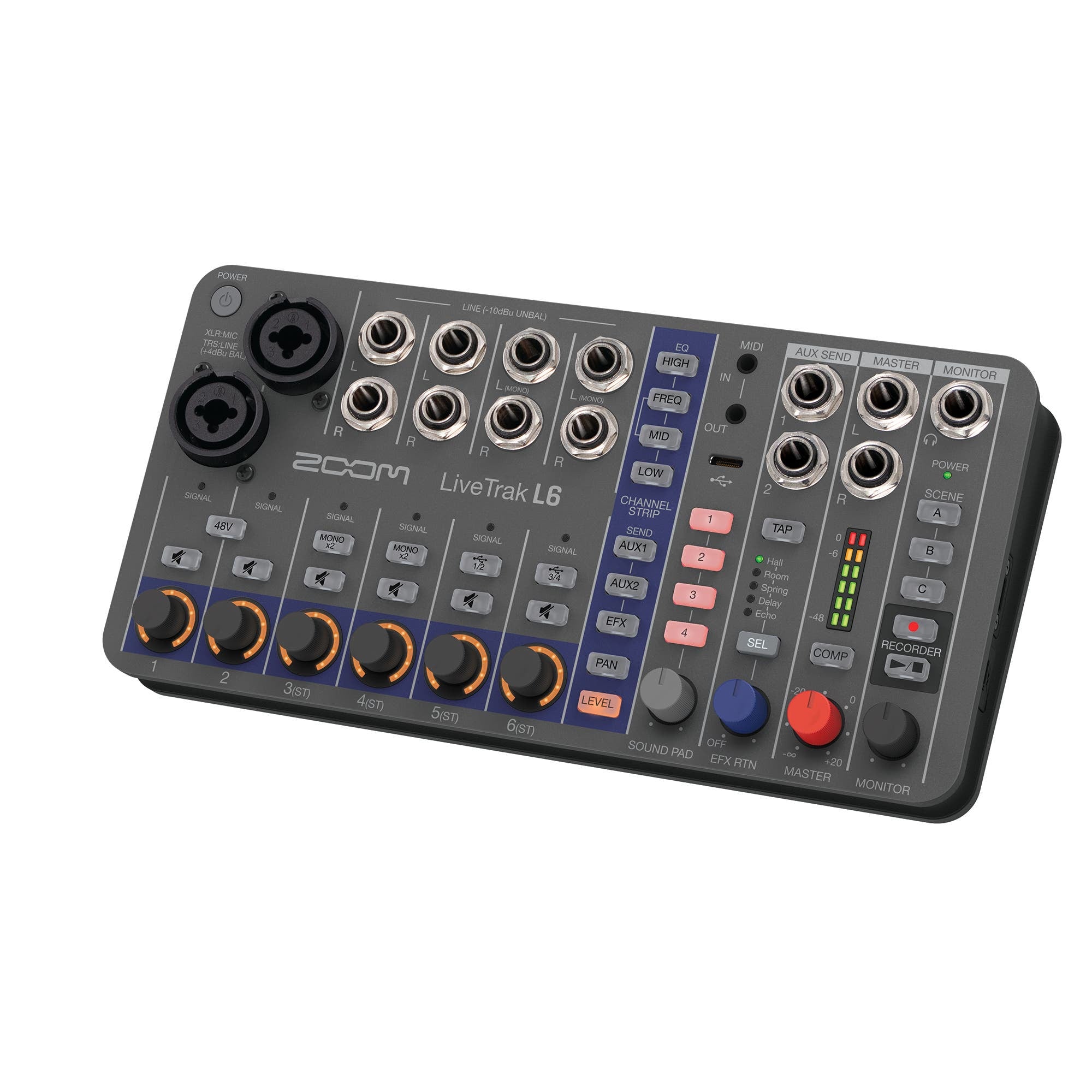 Zoom LiveTrak L6 Compact 10-Track Digital Mixer / Recorder