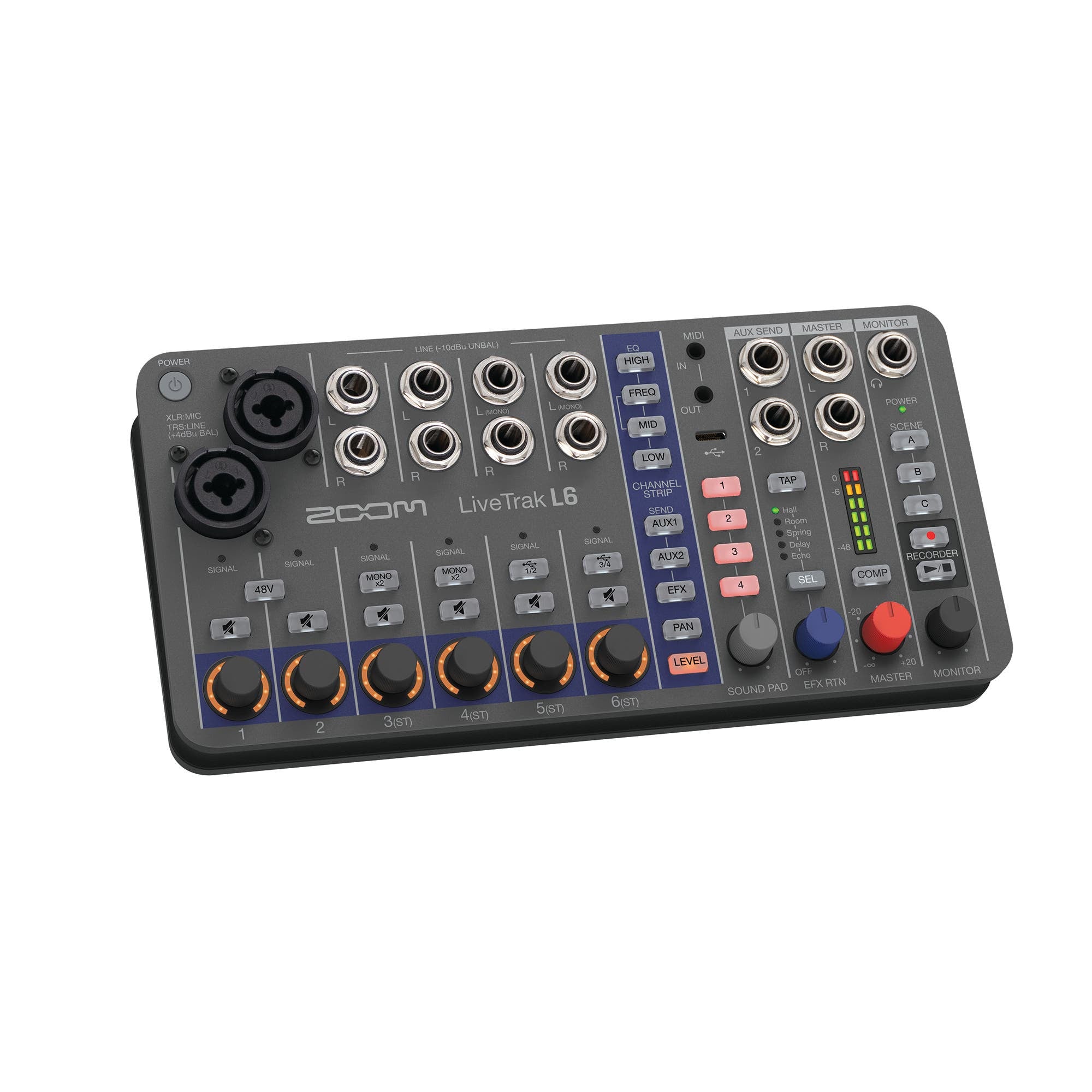 Zoom LiveTrak L6 Compact 10-Track Digital Mixer / Recorder
