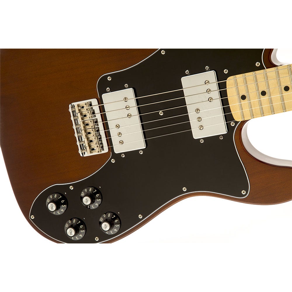 Fender Classic Series '72 Telecaster Deluxe Electric Guitar, Maple Fingerboard, Gig Bag - Walnut