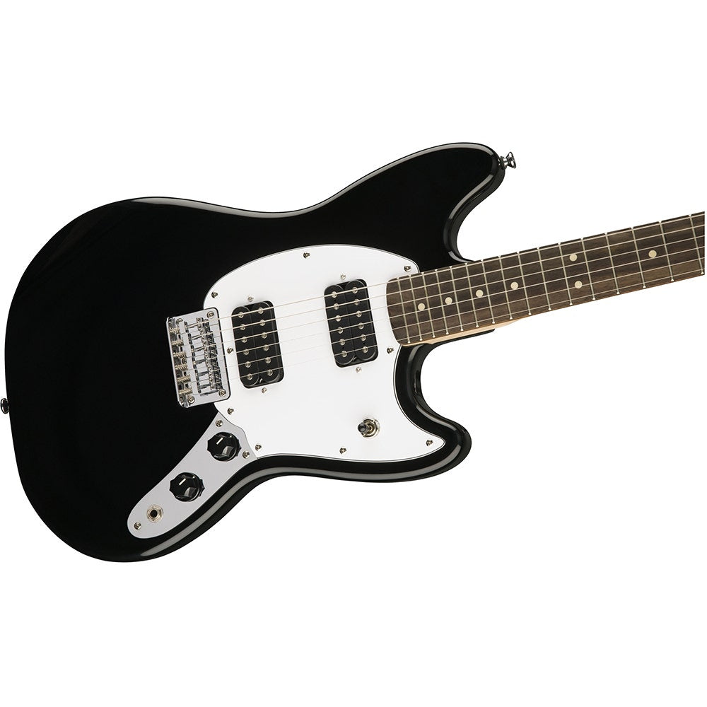 Squier Bullet Mustang Electric Guitar, HH, Rosewood Fingerboard - Black