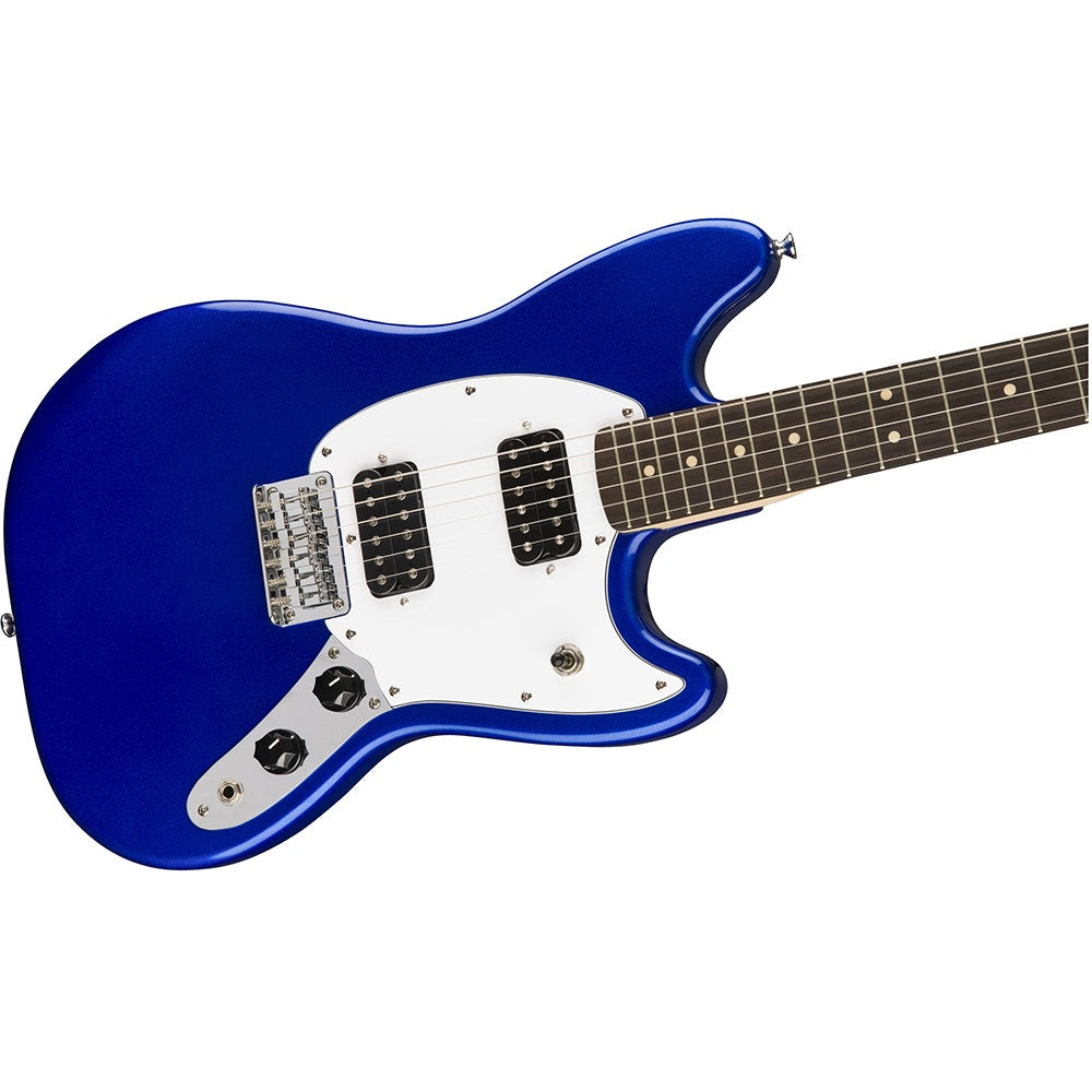 Squier Bullet Mustang Electric Guitar, HH, Rosewood Fingerboard - Imperial Blue