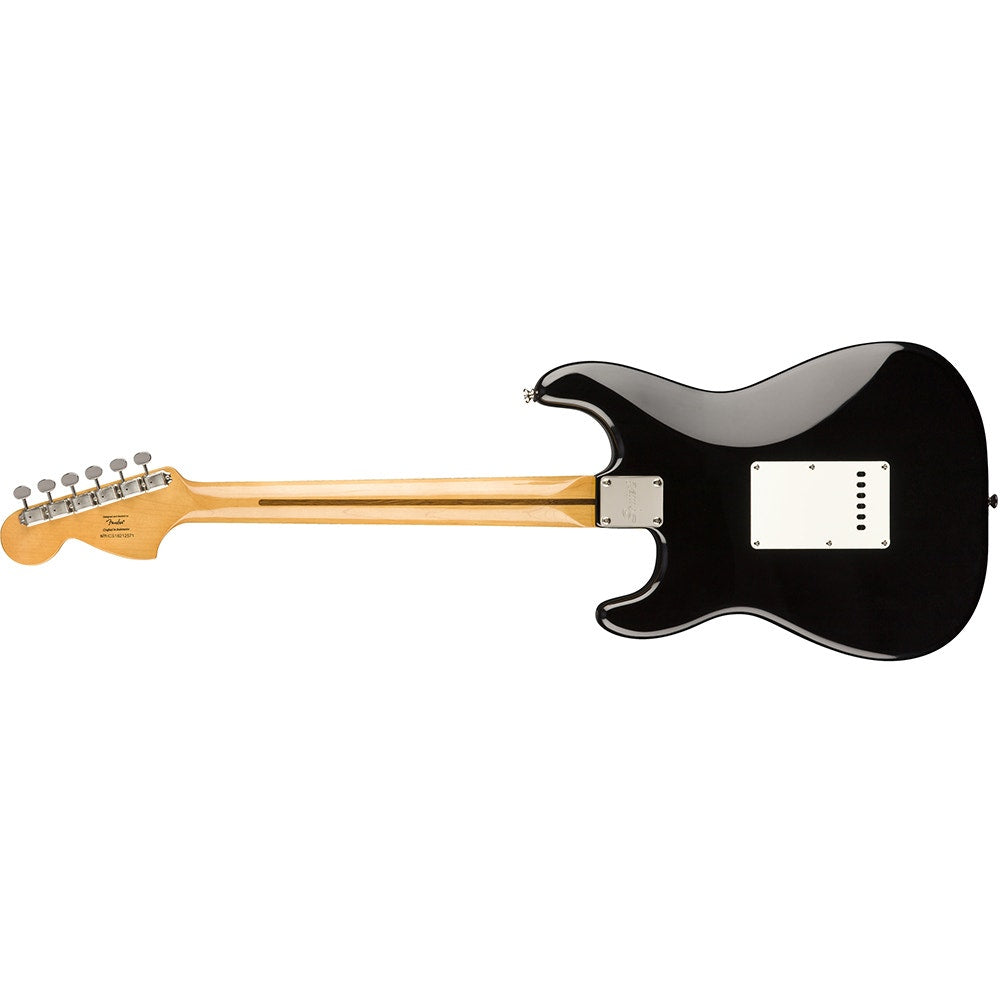 Squier by Fender Classic Vibe '70s Stratocaster Electric Guitar, Laurel Fingerboard, Black