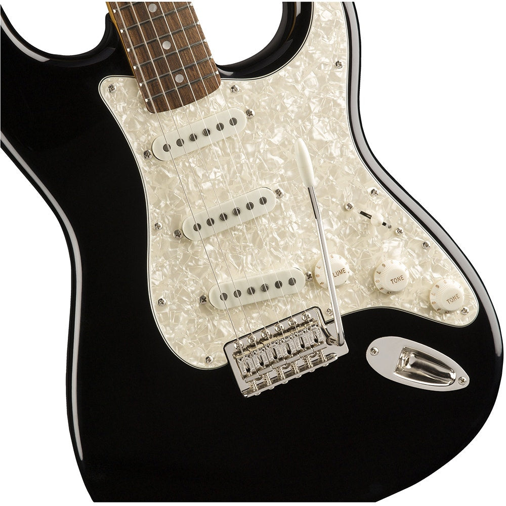 Squier by Fender Classic Vibe '70s Stratocaster Electric Guitar, Laurel Fingerboard, Black