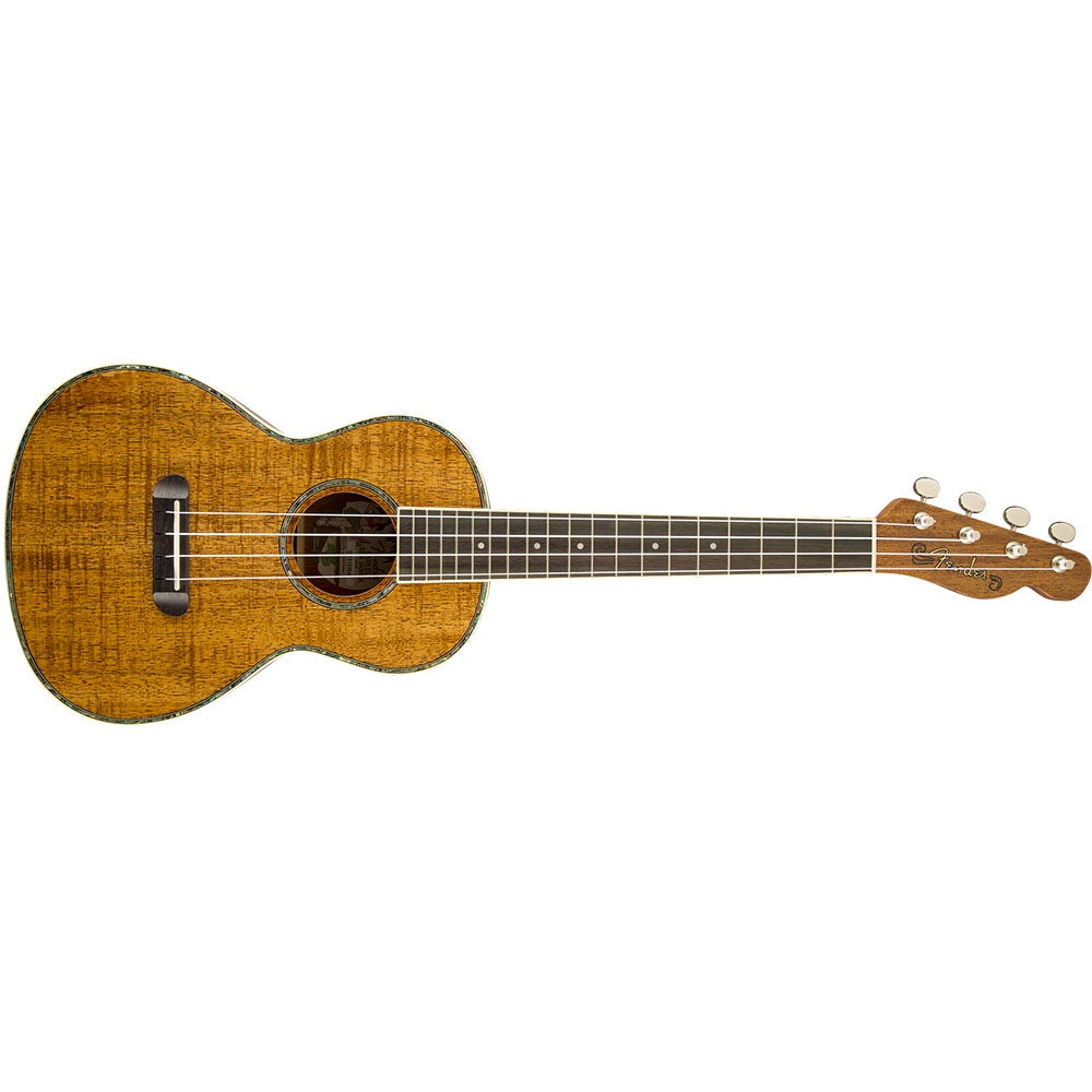 Fender Ukulele Nohea, All Koa, Tenor with Gig Bag