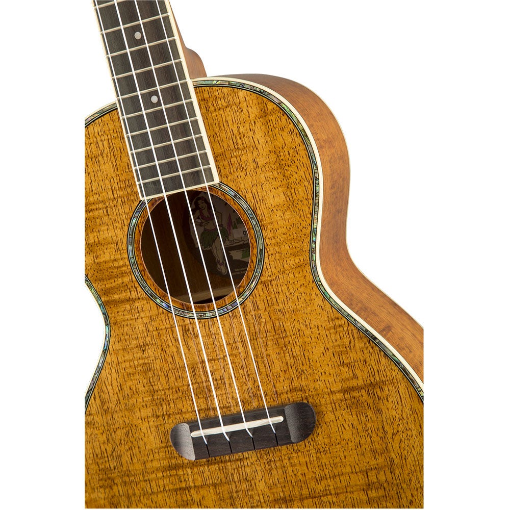 Fender Ukulele Nohea, All Koa, Tenor with Gig Bag