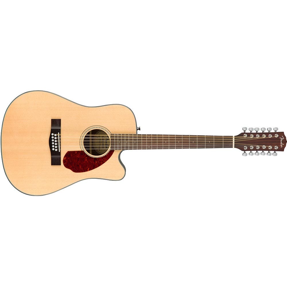 Fender CD-140SCE 12-String Dreadnought Acoustic-Electric Guitar with Hard Case - Natural