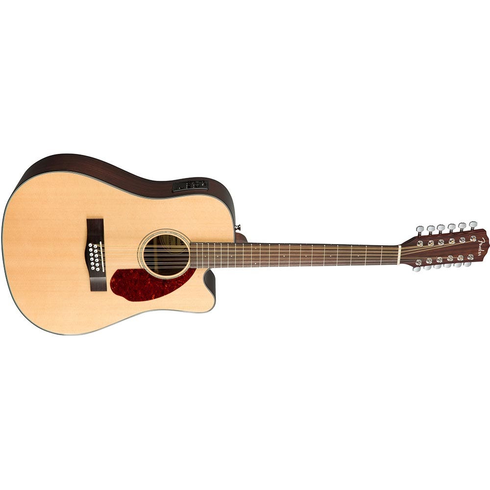 Fender CD-140SCE 12-String Dreadnought Acoustic-Electric Guitar with Hard Case - Natural