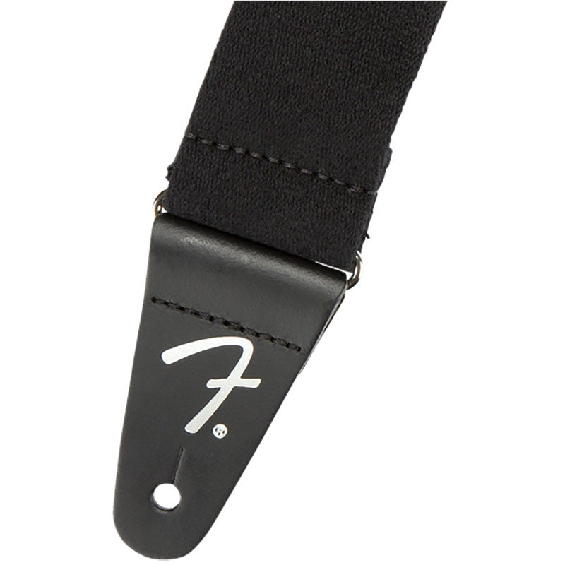 Fender Supersoft Strap Guitar Bass Strap, Black 2"