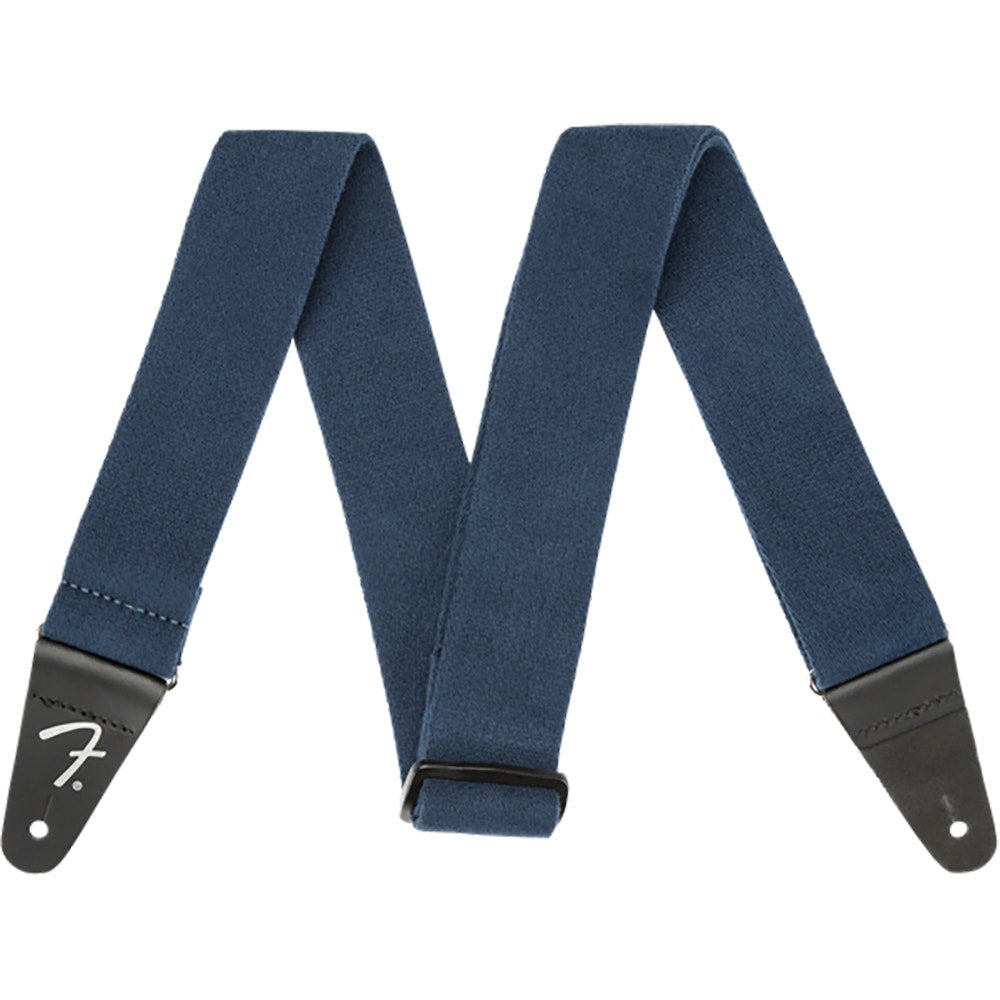 Fender Supersoft Strap Guitar Bass Strap, Blue 2"