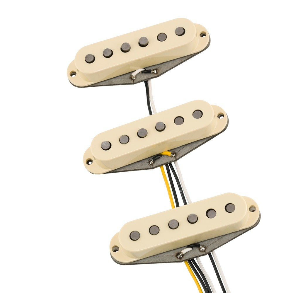 Fender Vintera 60's Vintage Stratocaster Guitar Pickup Set, Aged White
