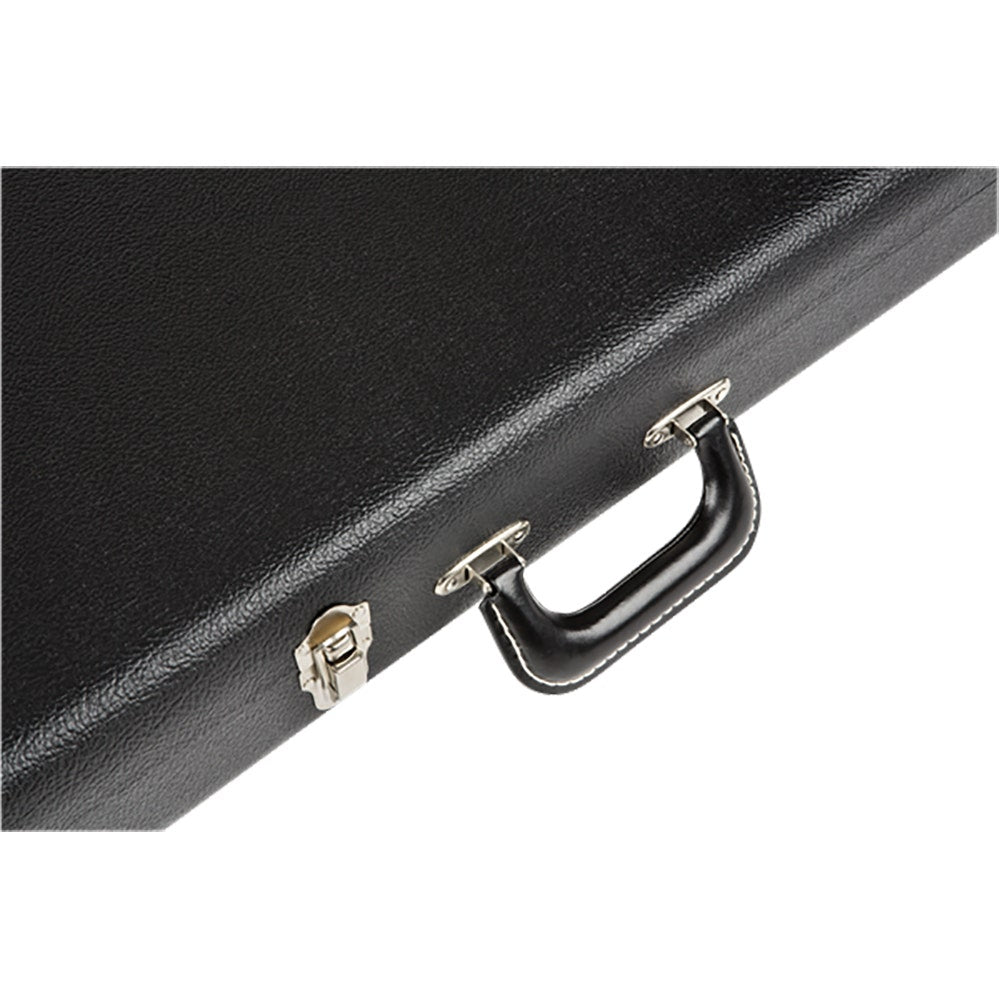 Fender Deluxe Stratocaster/Telecaster Electric Guitar Hard Case - Black/Orange
