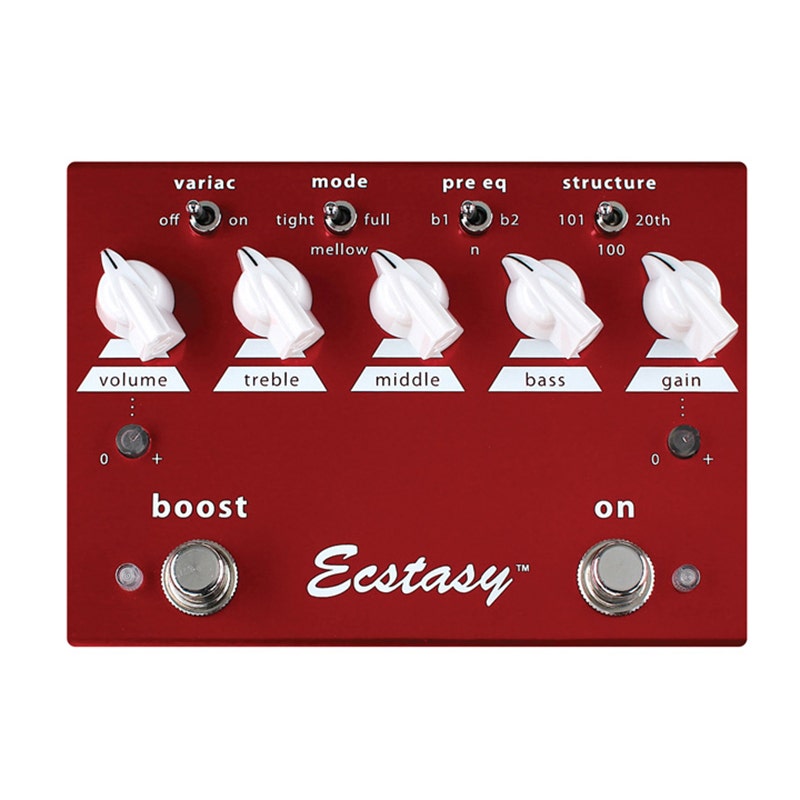 Bogner Ecstasy Red Overdrive/Distortion Guitar Effects Pedal
