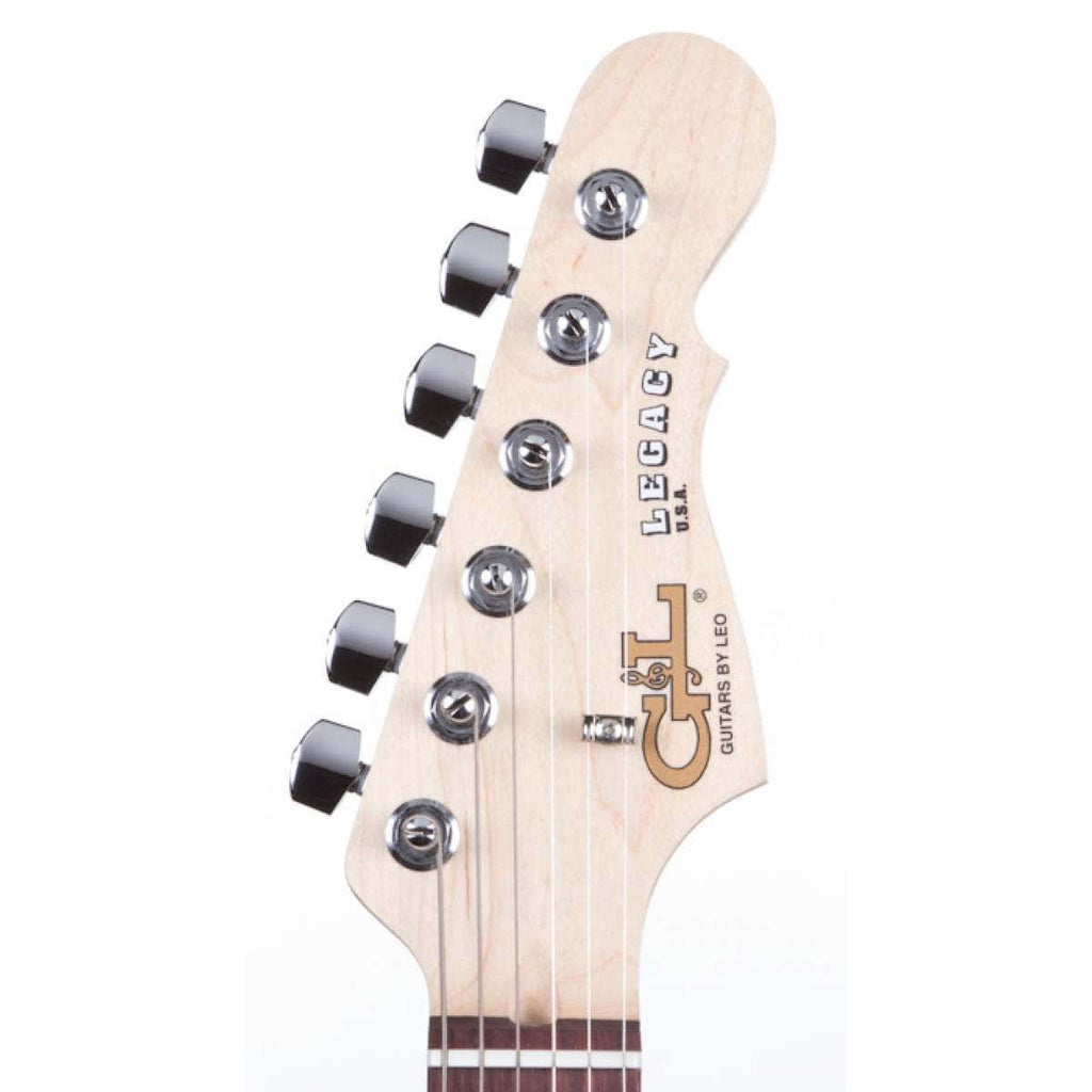 G&L USA Legacy Electric Guitar, Rosewood Fingerboard, Hard Case - 3-Tone Sunburst