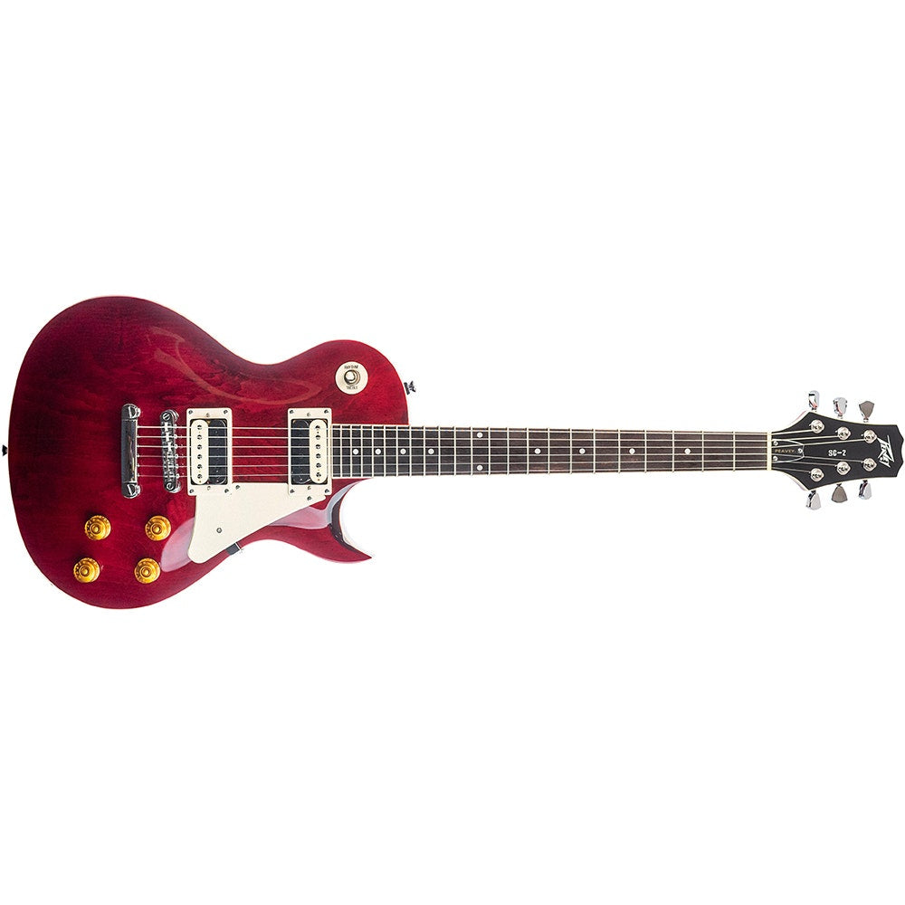 Peavey SC-2 Electric Guitar, Rosewood Fingerboard - Trans Wine Red