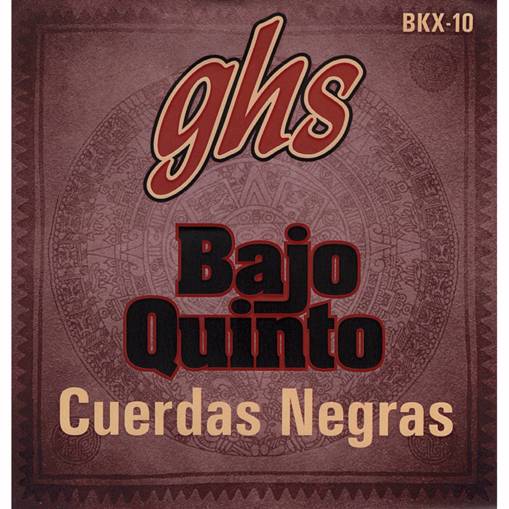 GHS BKX-10 Black Coated Stainless Steel Bajo Quinto Strings