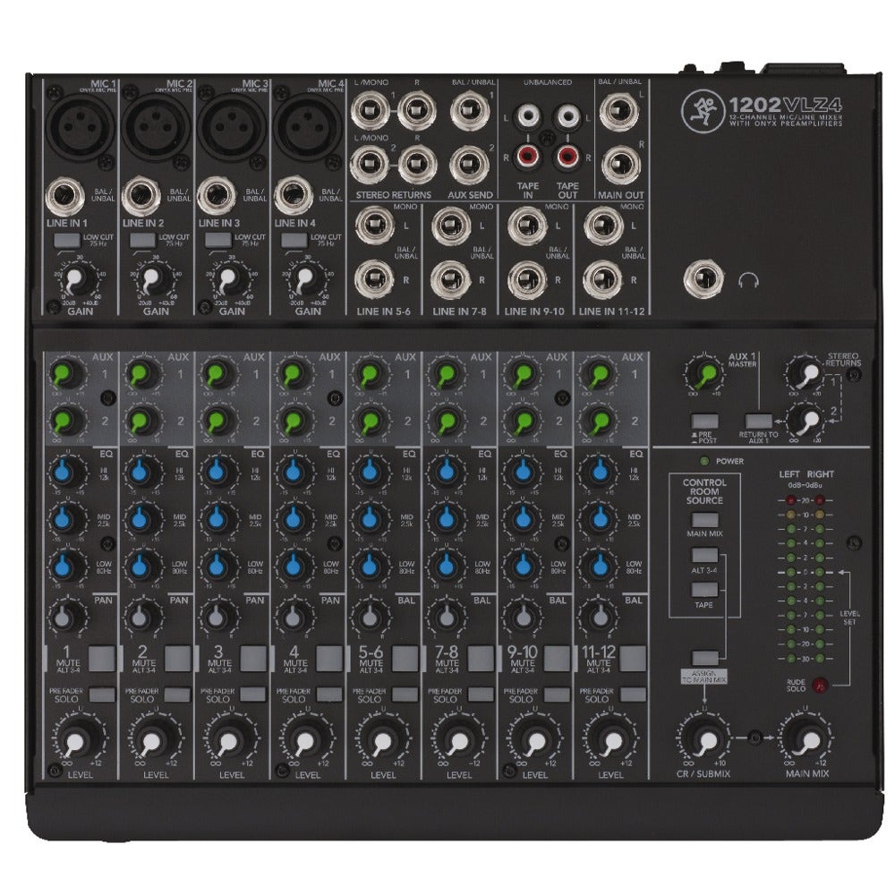 Mackie 1202VLZ4 12-Channel Compact Mixer