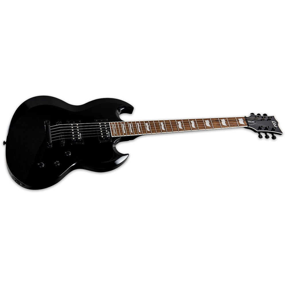 ESP LTD Viper-201B Baritone Electric Guitar, Roasted Jatoba Fingerboard, Black (B-STOCK)