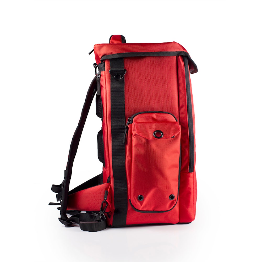 Gruv Gear VENUEBAG01-RED Stadium Bag Multi-use Tech Gear Cargo Backpack - Red