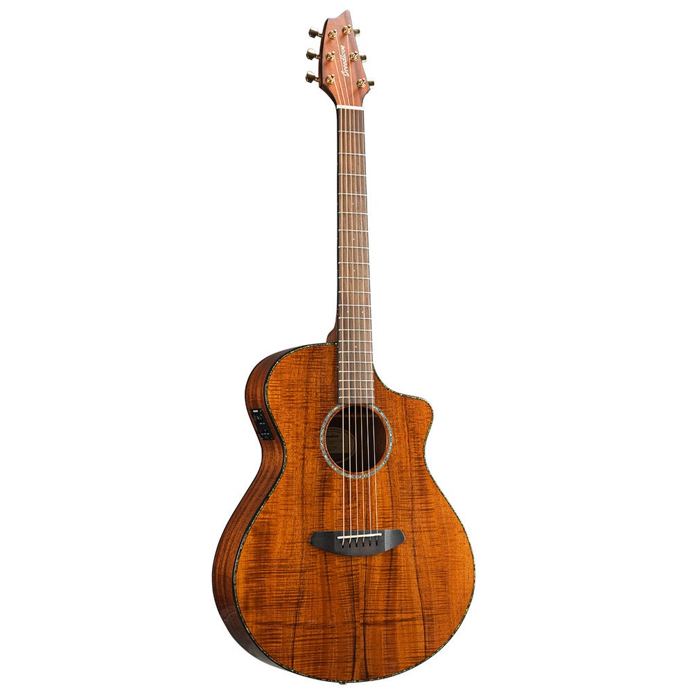 Breedlove Limited Edition Pursuit Concert KK Koa Acoustic-Electric Guitar with Gig Bag - Natural (B-STOCK)