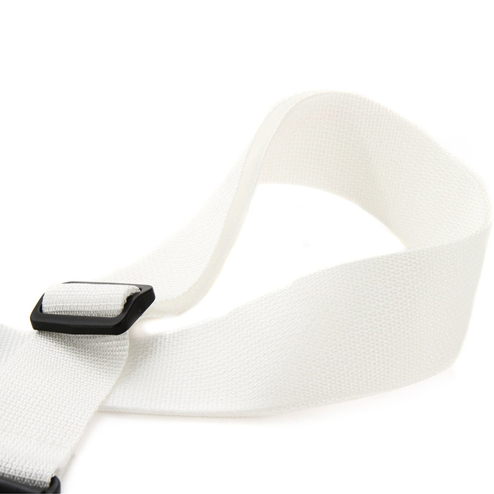 Lock-It Straps 2-inch White Poly Strap with Black Locking Ends