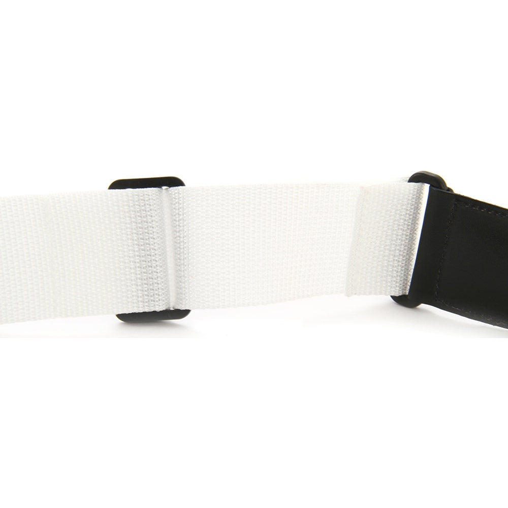 Lock-It Straps 2-inch White Poly Strap with Black Locking Ends
