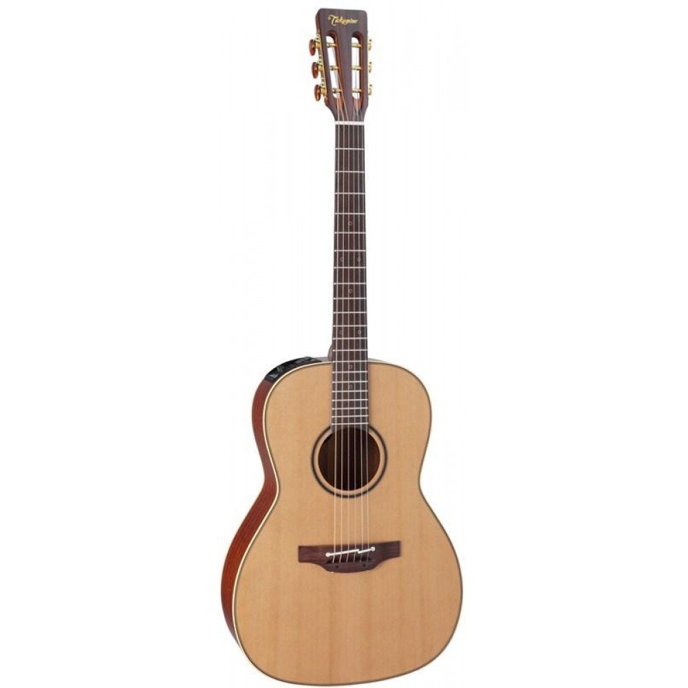 Takamine P3NY "New Yorker" Parlor Style Acoustic-Electric Guitar with Hard Case