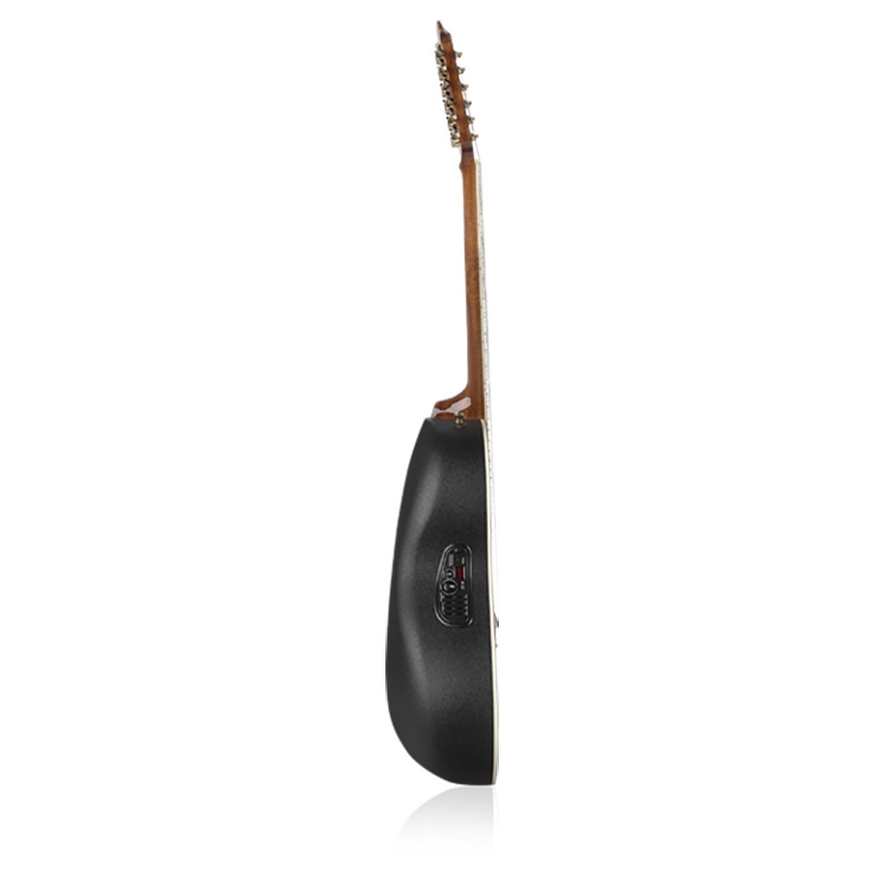 Ovation 2751AX-5 Standard Balladeer 12-String Deep Contour Acoustic-Electric Guitar - Black