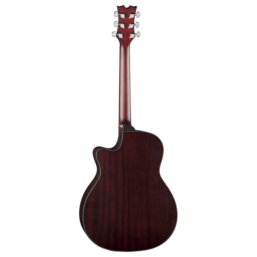 Dean Guitars E UQA TBZ Exotica Ultra Quilt Ash Acoustic-Electric Guitar - Trans Brazilia