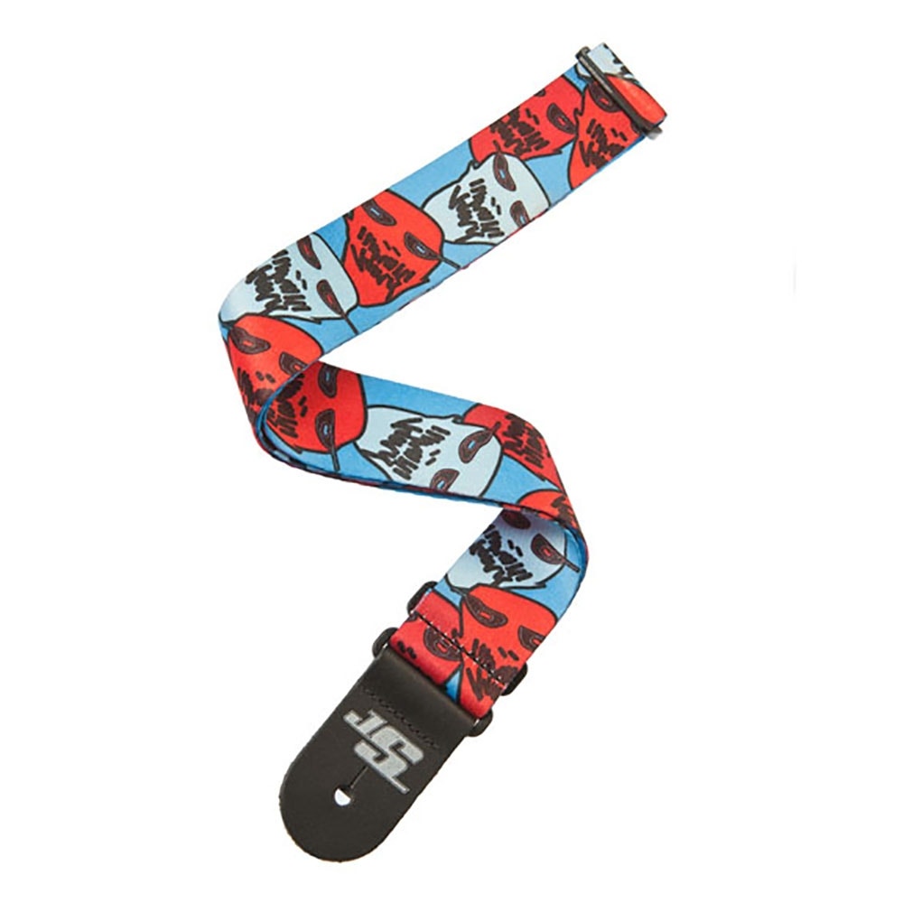 Planet Waves Joe Satriani Electric Guitar Strap, Ghost