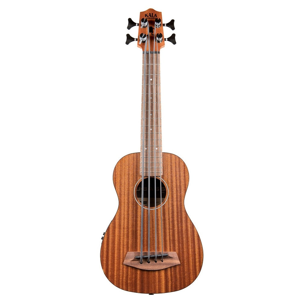 Kala Rumbler U-Bass Acoustic-Electric Ukulele Bass, Fretted with Gig Bag