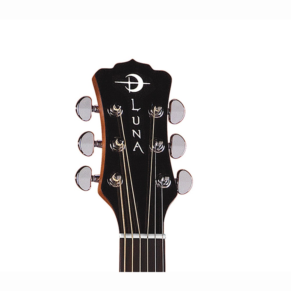 Luna SONG GC Heartsong Grand Concert Acoustic-Electric Guitar with USB Output - Natural