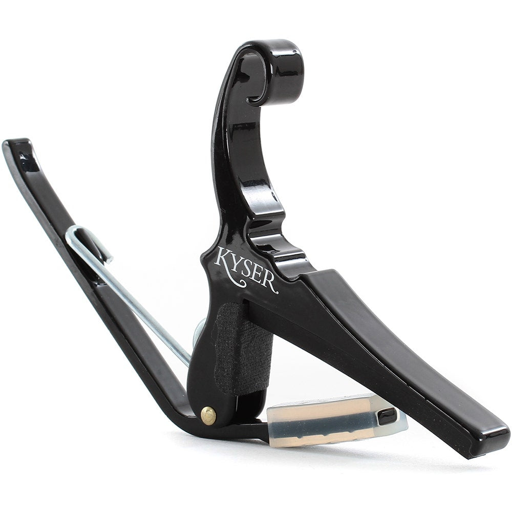 Kyser KG6B 6-String Quick-Change Capo for Acoustic Guitars - Black